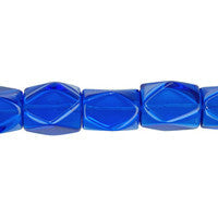London Blue Quartz Glass Beads - Faceted Nugget - 10x14mm - 16-inch - unbranded beads for jewelry making