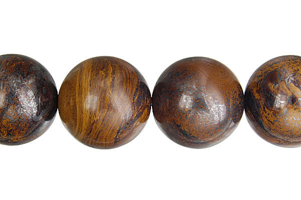 Tiger Iron Jasper Beads - Tiger Iron (AAA) Round - 6mm - 16-inch - unbranded beads for jewelry making