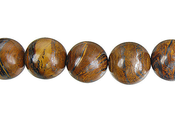 Tiger Iron Jasper Beads - Tiger Iron (AAA) Round - 8mm - 16-inch - unbranded beads for jewelry making