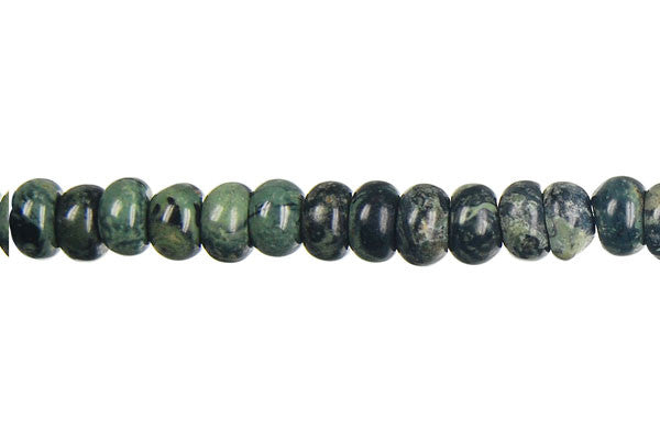 Kambaba Jasper Beads - Rondelle - 4x6mm - 16-inch - unbranded beads for jewelry making