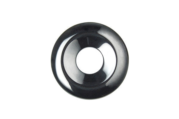 Hematite Donut - 35x35mm - Piece - unbranded Hematite pendant for jewelry making
