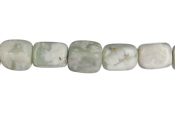 Peace Jade Beads - Smooth Nugget - 8x12mm - 16-inch - unbranded beads for jewelry making