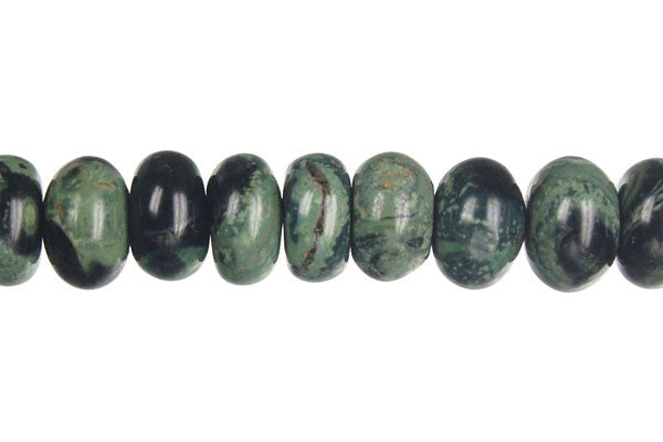 Kambaba Jasper Beads - Rondelle - 6x10mm - 16-inch - unbranded beads for jewelry making