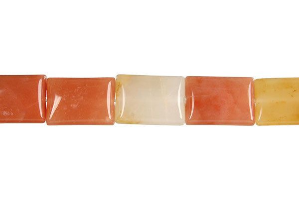 Oregon Picture Jasper Beads - Flat Rectangle - 10x14mm - 16-inch - unbranded beads for jewelry making
