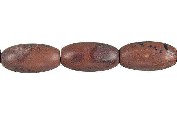 Leopard Skin Jasper Beads - Rice - 10x20mm - 16-inch - unbranded beads for jewelry making