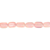 Rose Quartz Beads - Smooth Nugget - 6x9mm - 16-inch - unbranded beads for jewelry making