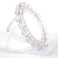 Lavender Quartz Glass Beads - Bracelet - 10mm - Length 180mm - unbranded beads for jewelry making