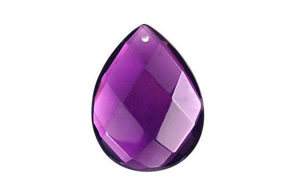 Color Quartz Glass Pendants: Flat Oval, Briolette & Rose & More - 13 Styles