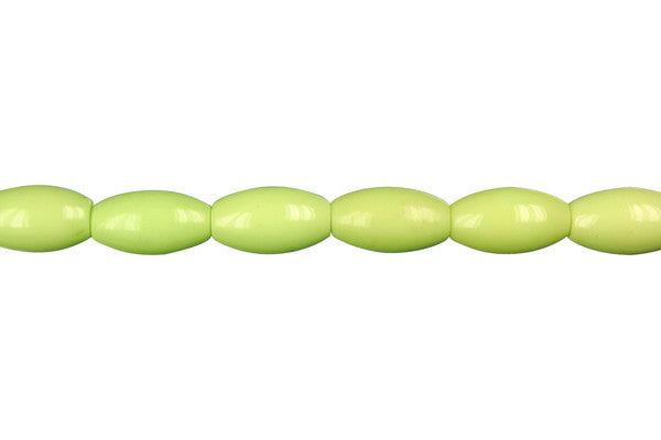 Howlite Beads - Apple Green) Drum - 8x14mm - 16-inch - unbranded beads for jewelry making