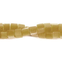 Cat's Eye Fiber Optic Glass Cube, Square & Rectangle Beads - Ivory - Cube - 6x6mm - 16-inch - unbranded beads for jewelry making