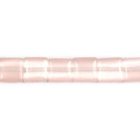 Cat's Eye Fiber Optic Glass Cube, Square & Rectangle Beads - Pink - Square - 8x8mm - 16-inch - unbranded beads for jewelry making