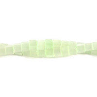Cat's Eye Fiber Optic Glass Cube, Square & Rectangle Beads - Light Mint Cube - 4x4mm - 16-inch - unbranded beads for jewelry making