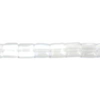 Cat's Eye Fiber Optic Glass Cube, Square & Rectangle Beads - Silver - Square - 8x8mm - 16-inch - unbranded beads for jewelry making