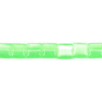Cat's Eye Fiber Optic Glass Cube, Square & Rectangle Beads - Green - Square - 8x8mm - 16-inch | SKU 97356 - unbranded beads for jewelry making
