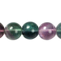 Fluorite Beads - AA) Round - 18mm - 16-inch - unbranded beads for jewelry making