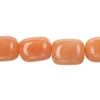 Carnelian Beads - Smooth Nugget - 12x16mm - 16-inch - unbranded beads for jewelry making
