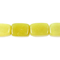 Olive Jade Beads - Light) Smooth Nugget - 13x18mm - 16-inch - unbranded beads for jewelry making