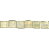 Pineapple Quartz Glass Beads - Cube - 8x8mm - 16-inch - unbranded beads for jewelry making