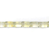 Pineapple Quartz Glass Beads - Tube - 4x8mm - 16-inch - unbranded beads for jewelry making