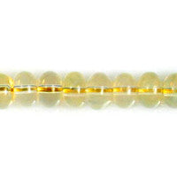 Pineapple Quartz Glass Beads - Rondelle - 7x9mm - 16-inch - unbranded beads for jewelry making