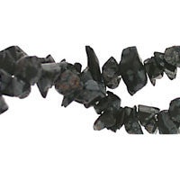 Snowflake Obsidian Beads - Chips - 5x7mm - 36-inch - unbranded beads for jewelry making