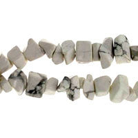 Howlite Beads - Chips - 5x7mm - 36-inch - unbranded beads for jewelry making