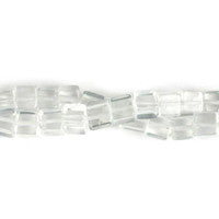 Clear Quartz Beads - Cube - 6x6mm - 16-inch - unbranded beads for jewelry making