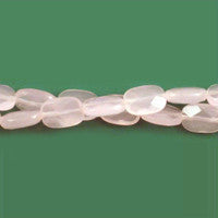 Rose Quartz Beads - Faceted Rectangle - 10x14mm - 16-inch - unbranded beads for jewelry making