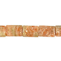 Unakite Beads - Puffy Rectangle - 15x20mm - 16-inch - unbranded beads for jewelry making