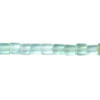 Aqua Quartz Glass Beads - Cube - 8x8mm - 16-inch - unbranded beads for jewelry making