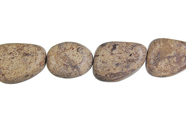 Picasso Jasper Beads - Tooth Nugget - 12x16mm - 16-inch - unbranded beads for jewelry making