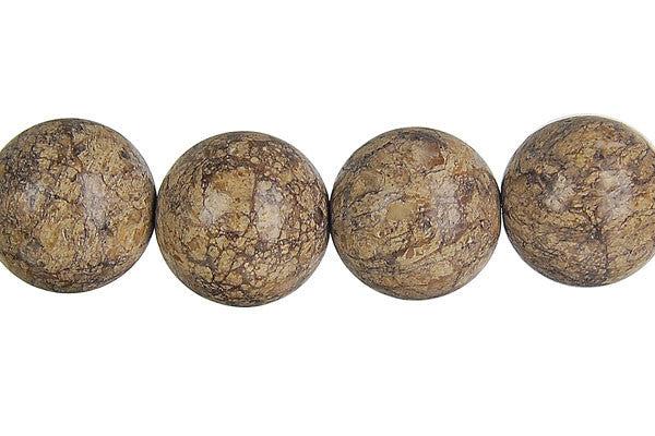 Picasso Jasper Beads - Round - 16mm - 16-inch - unbranded beads for jewelry making