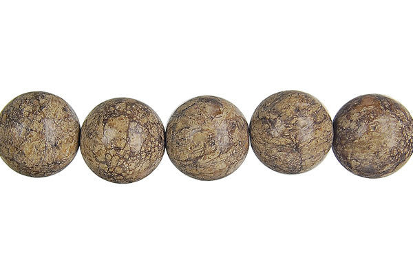 Picasso Jasper Beads - Round - 12mm - 16-inch - unbranded beads for jewelry making