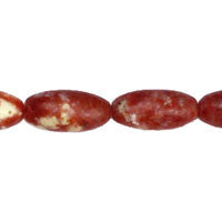 Spicy Jasper Beads - Rice - 10x20mm - 16-inch - unbranded beads for jewelry making