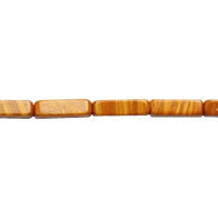 Wood Jasper Beads - Square Tube - 4x13mm - 16-inch - unbranded beads for jewelry making