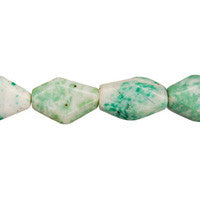 Tree Agate Beads - Diamond Nugget - 18x25mm - 16-inch - unbranded beads for jewelry making