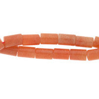 Carnelian Beads - Tube - 6x9mm - 16-inch - unbranded beads for jewelry making