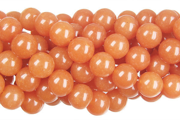 Carnelian Beads - Round - 10mm - 16-inch - unbranded beads for jewelry making