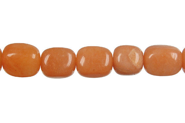 Carnelian Beads - Smooth Nugget - 13x18mm - 16-inch - unbranded beads for jewelry making