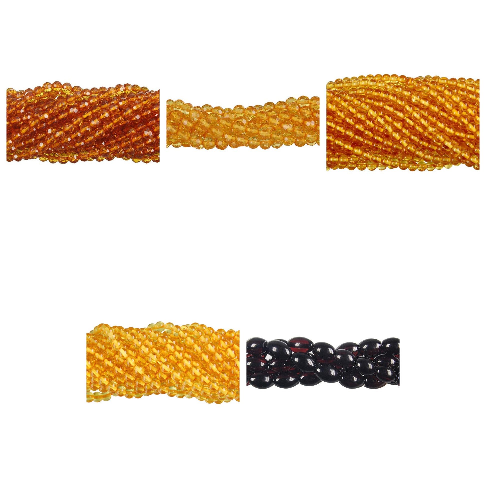 amber-gemstone-beads - enlarged variation overview