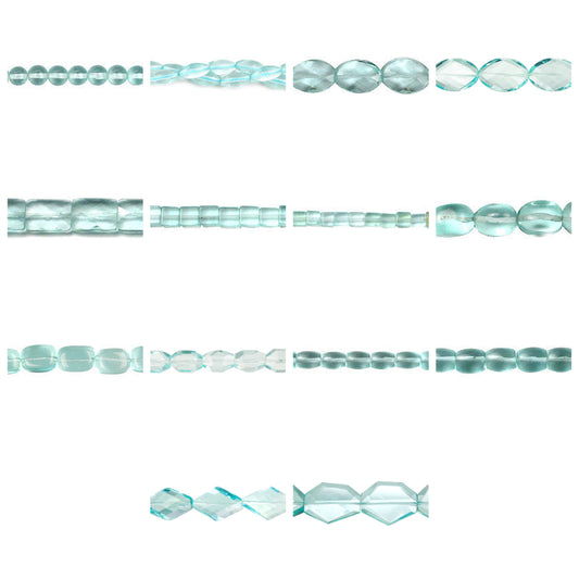 aqua-quartz-glass-beads - enlarged variation overview