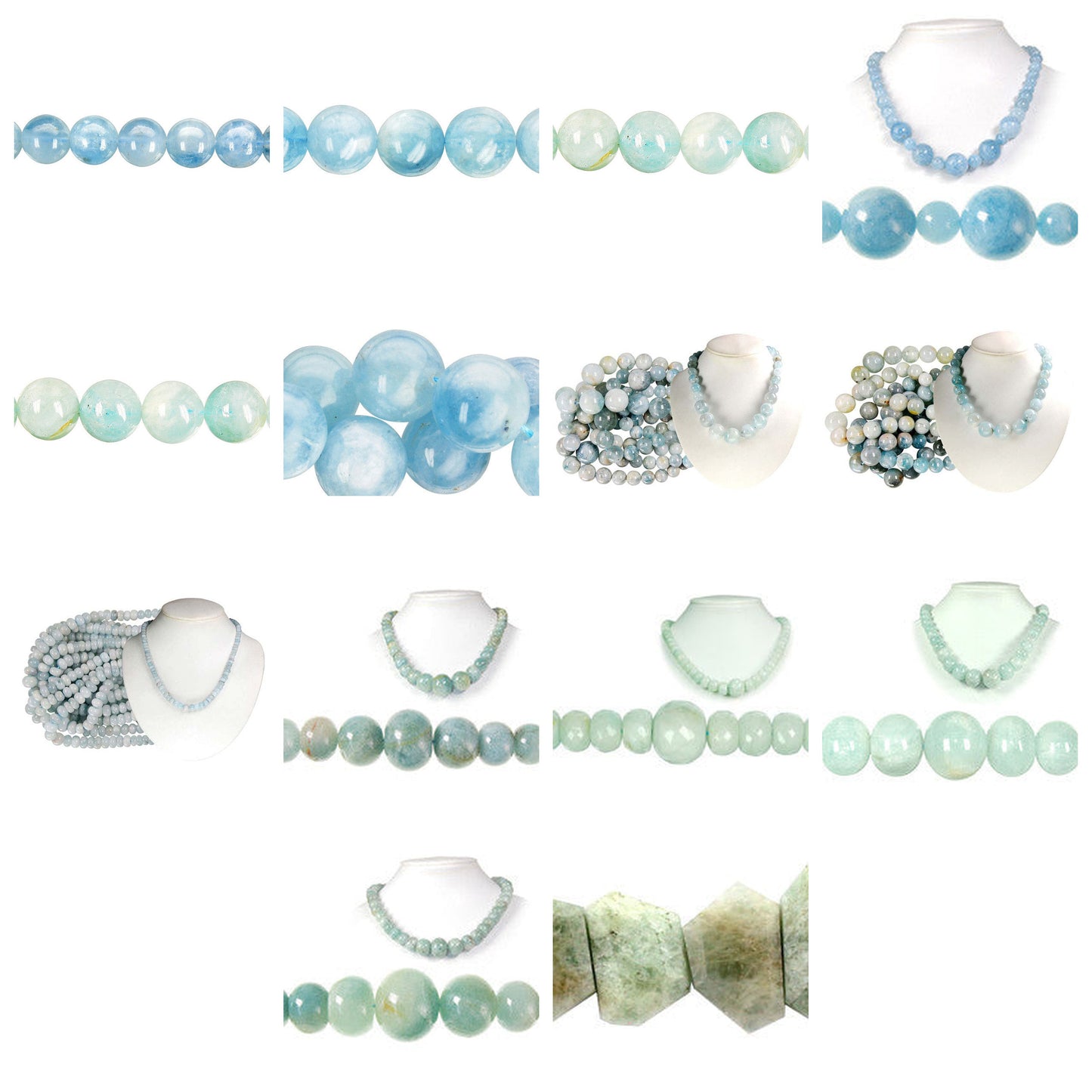 aquamarine-gemstone-beads - enlarged variation overview