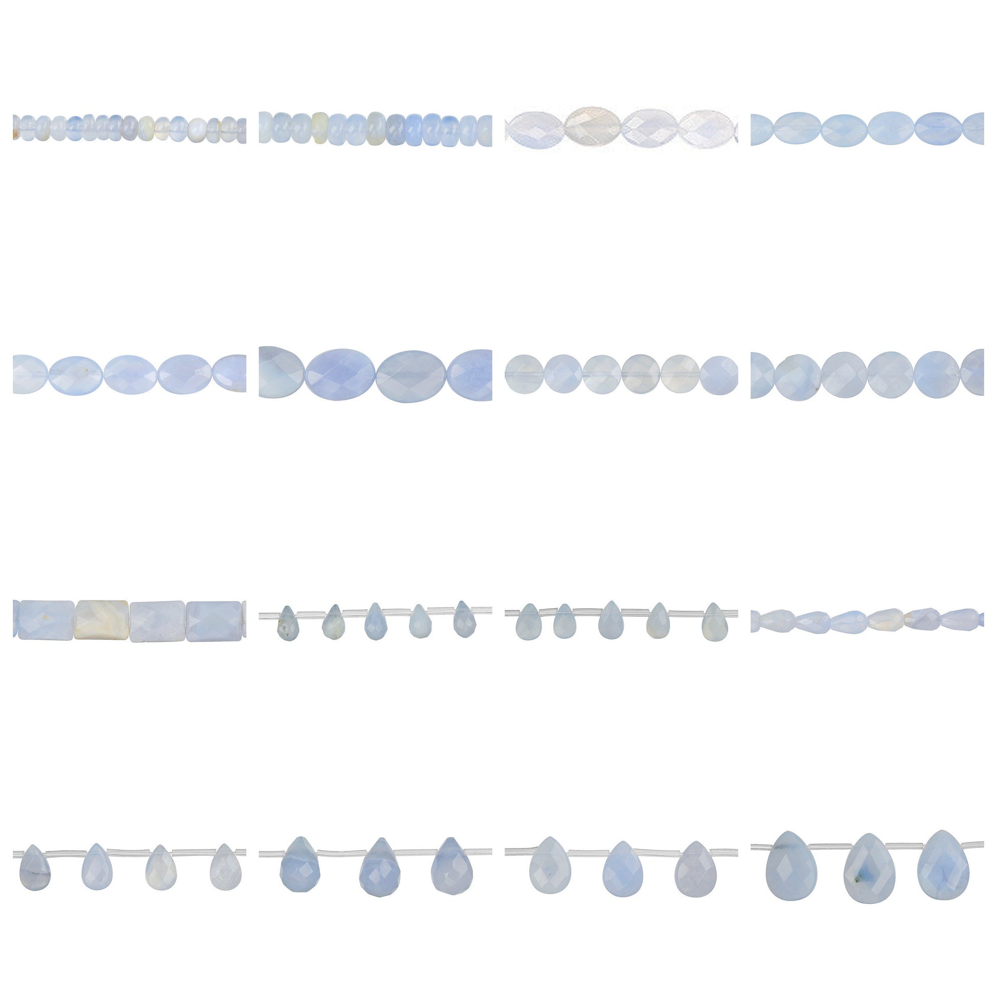 blue-chalcedony-beads - enlarged variation overview