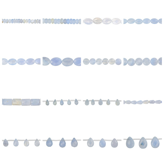 blue-chalcedony-beads - enlarged variation overview