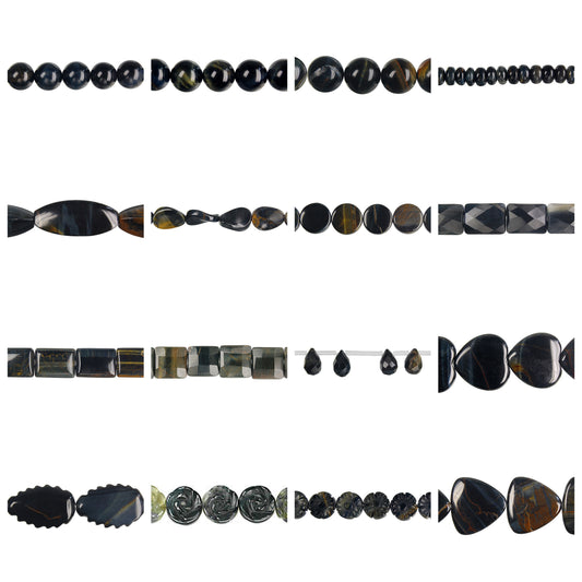 blue-tiger-s-eye-gemstone-beads - enlarged variation overview
