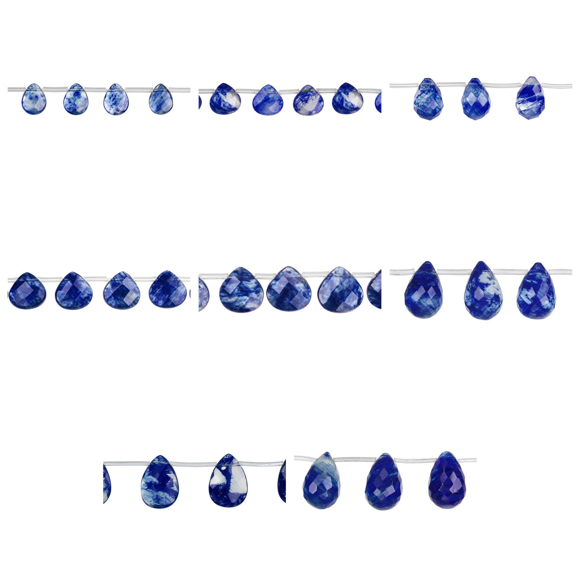 blueberry-quartz-glass-beads - enlarged variation overview