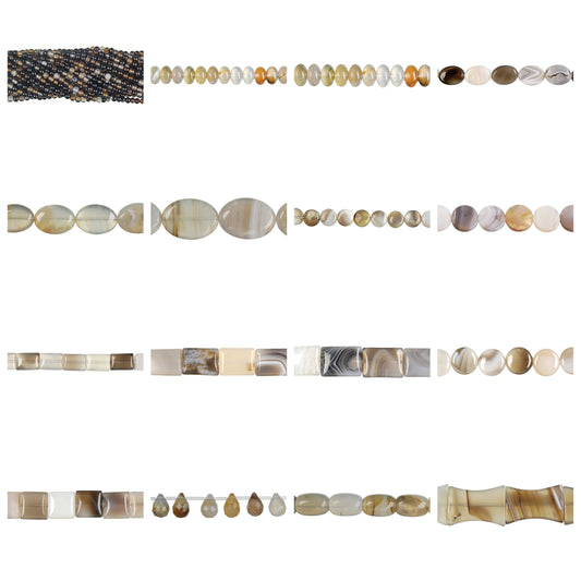 botswana-agate-gemstone-beads - enlarged variation overview