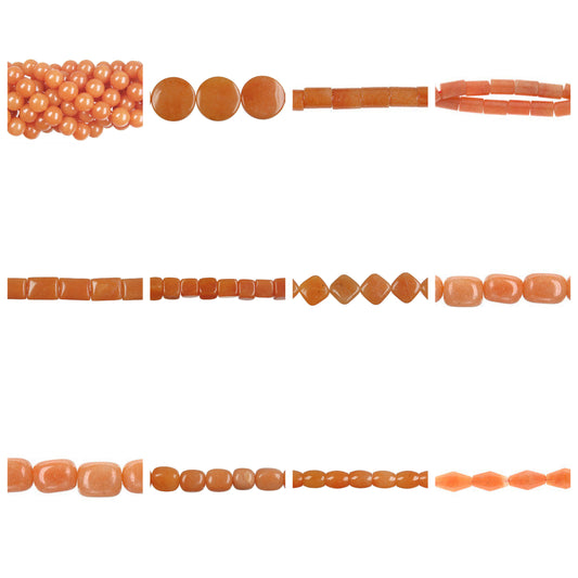 carnelian-gemstone-beads - enlarged variation overview