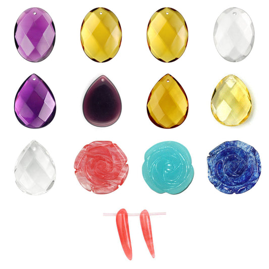 color-quartz-glass-pendants - enlarged variation overview