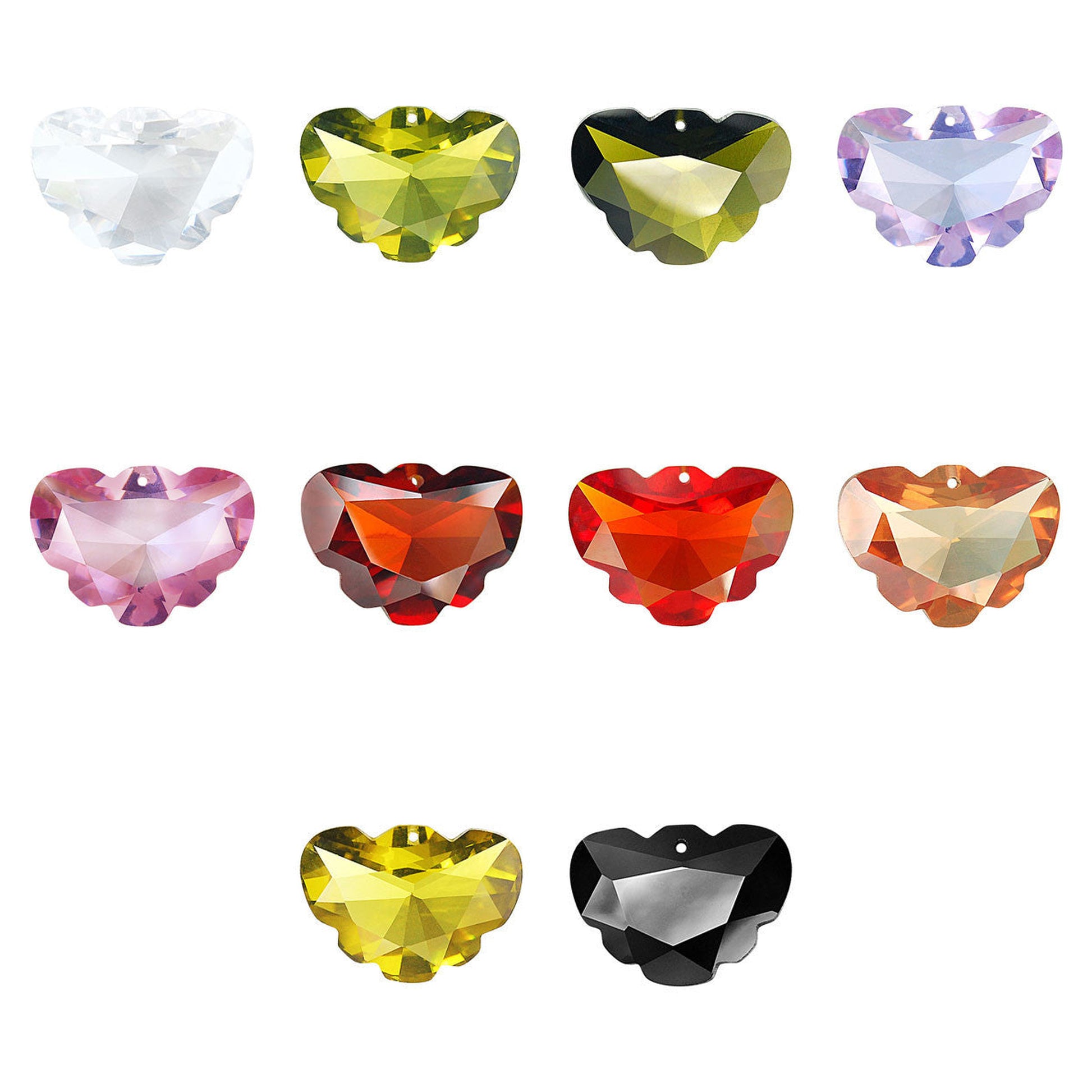 cubic-zirconia-butterfly-pendants - enlarged variation overview